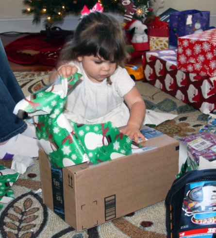 Unwrapping new soccer ball 2